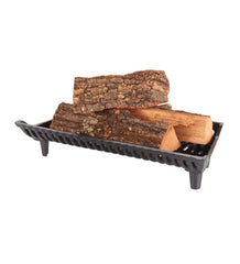 Plow & Hearth Fireplace Grates & Firebacks | Fireplace & Hearth Cast Iron Franklin Self-Feeding Fireplace Grate