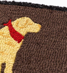 Plow & Hearth Fireplace & Mantel Décor | Fireplace & Hearth All Dogs Hooked Wool Hearth Runner