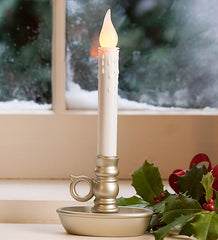 Plow & Hearth Fireplace & Mantel Décor | Fireplace & Hearth Battery-Operated Colonial Window Candles