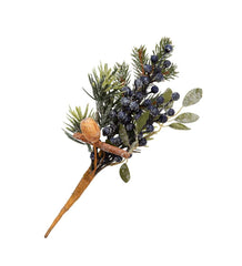 Plow & Hearth Fireplace & Mantel Décor | Fireplace & Hearth Frosted Blueberry Holiday Spray Pick