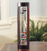 Plow & Hearth Fireplace & Mantel Décor | Fireplace & Hearth Galileo Thermometer With Cherry Finish Wood Frame