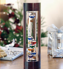 Plow & Hearth Fireplace & Mantel Décor | Fireplace & Hearth Galileo Thermometer With Cherry Finish Wood Frame