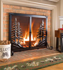 Plow & Hearth Fireplace & Mantel Décor | Fireplace & Hearth Hooked Wool Pine Cone Hearth Runner