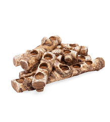 Plow & Hearth Fireplace & Mantel Décor | Fireplace & Hearth Large Log Fireplace Candle Holder - Oak