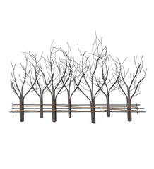 Plow & Hearth Fireplace & Mantel Décor | Fireplace & Hearth Metal And Natural Vine Trees Wall Art