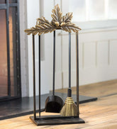 Plow & Hearth Fireplace Tool Sets | Fireplace & Hearth Acorn And Oak Leaf Fireplace Tool Set