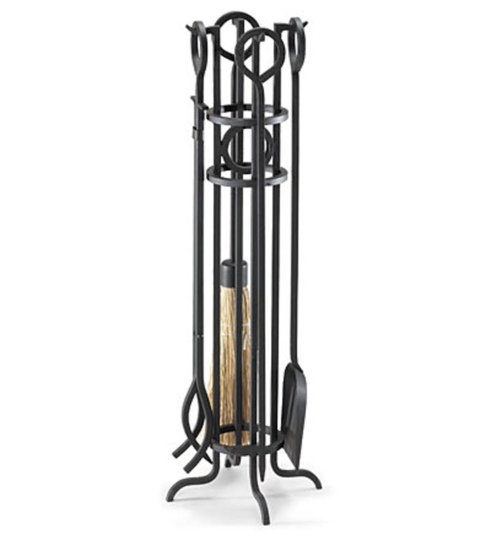 Plow & Hearth Fireplace Tool Sets | Fireplace & Hearth Arts & Crafts Tool Set - Black