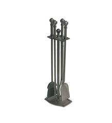Plow & Hearth Fireplace Tool Sets | Fireplace & Hearth Ball And Claw Fireplace Tool Set - Black