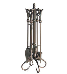 Plow & Hearth Fireplace Tool Sets | Fireplace & Hearth Venetian Bronze Tool Set - Bronze