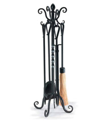 Plow & Hearth Fireplace Tool Sets | Fireplace & Hearth Victorian Fireplace Tool Set - Black