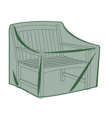 Plow & Hearth Furniture Covers | Outdoor Living Classic Deep Seat Chair Cover - Green