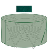 Plow & Hearth Furniture Covers | Outdoor Living Classic Outdoor Furniture All-Weather Cover For Cafe Table & Chairs - Green