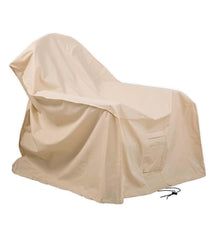 Plow & Hearth Furniture Covers | Outdoor Living Deluxe Adirondack Chair Cover - Tan