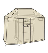 Plow & Hearth Furniture Covers | Outdoor Living Deluxe Gas Grill Cover - Tan