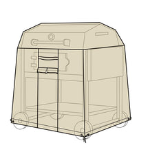 Plow & Hearth Furniture Covers | Outdoor Living Deluxe Large Gas Grill Cover - Tan