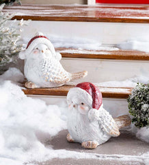 Plow & Hearth Garden Accents | Indoor Living Holiday Bird Accents, Set Of 2