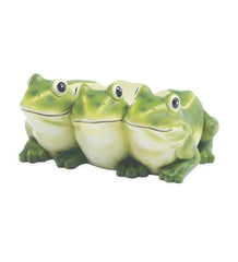 Plow & Hearth Garden Accents | Indoor Living Indoor/Outdoor Frogs Triplets Planter For Flowers Or Herbs