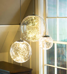Plow & Hearth Garden Accents | Indoor Living Indoor/Outdoor Lighted Acrylic Orbs With Micro Leds