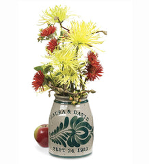 Plow & Hearth Garden Accents | Indoor Living Personalized Stoneware Wedding Crock - Blue