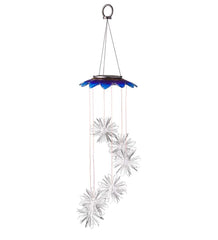 Plow & Hearth Garden Accents | Yard & Garden Color Changing Solar Mobile With 3D Flowers