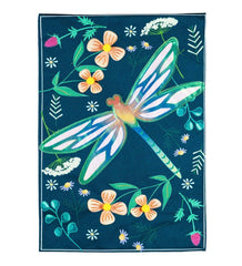 Plow & Hearth Garden Accents | Yard & Garden Dragonfly Linen Garden Flag