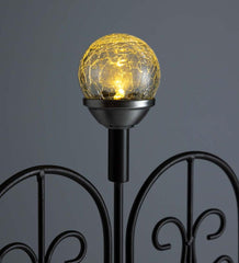 Plow & Hearth Garden Accents | Yard & Garden Montebello Decorative Garden Edging With Solar Lights