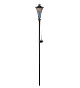 Plow & Hearth Garden Accents | Yard & Garden Mosaic Torch - Floral