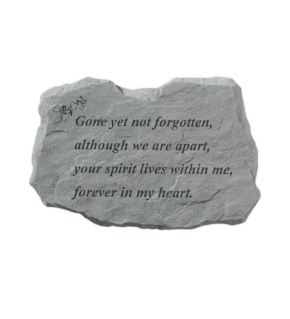 Plow & Hearth Garden Accents | Yard & Garden Not Forgotten Memorial Garden Stone