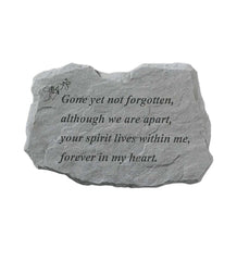 Plow & Hearth Garden Accents | Yard & Garden Not Forgotten Memorial Garden Stone