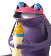 Plow & Hearth Garden Accents | Yard & Garden Recycled Metal Baby Frog Garden Art Statues, Set Of 2