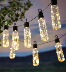 Plow & Hearth Garden Accents | Yard & Garden Solar Bottle String Lights