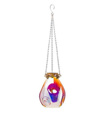 Plow & Hearth Garden Accents | Yard & Garden Solar Hanging Iridescent Glass Lights