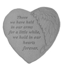 Plow & Hearth Garden Accents | Yard & Garden Those Held Heart Memory Stone