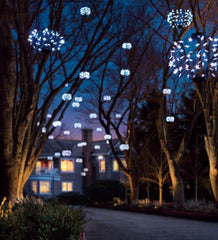 Plow & Hearth Garden Accents | Yard & Garden White Solar Star Lanterns