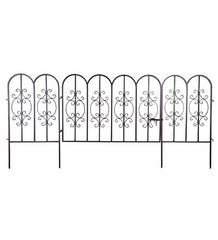 Plow & Hearth Garden Fencing & Edging | Yard & Garden Montebello Iron Garden Fencing