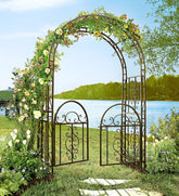 Plow & Hearth Gardenworks® | Yard & Garden Montebello Scrollwork Metal Garden Arbor