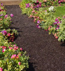 Plow & Hearth Gardenworks® | Yard & Garden Permanent Mulch Recycled Rubber Pathway