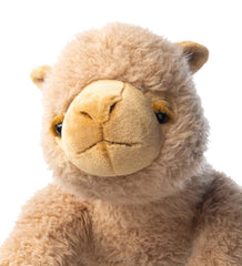 Plow & Hearth Home Accents | Indoor Living Allie Alpaca Plush Cuddle Animal Body Pillow - Tan