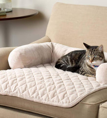 Plow & Hearth Home Accents | Indoor Living Bolster Pillow Furniture Cover For Pets