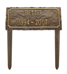 Plow & Hearth Home Accents | Indoor Living Bronze Classic Pet Memorial - Bronze