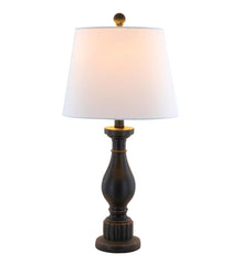 Plow & Hearth Home Accents | Indoor Living Clarice Table Lamp With White Linen Shade