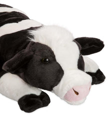 Plow & Hearth Home Accents | Indoor Living Cow Plush Cuddle Animal Body Pillow