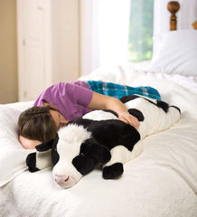 Plow & Hearth Home Accents | Indoor Living Cow Plush Cuddle Animal Body Pillow