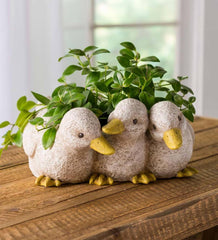 Plow & Hearth Home Accents | Indoor Living Duckling Triplets Planter