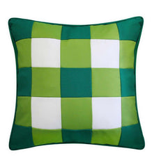 Plow & Hearth Home Accents | Indoor Living Indoor/Outdoor Bright Buffalo Plaid Throw Pillow - Yellow
