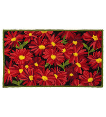 Plow & Hearth Home Accents | Indoor Living Indoor/Outdoor Chrysanthemum Hooked Accent Rug
