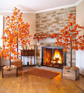 Plow & Hearth Home Accents | Indoor Living Indoor/Outdoor Electric Lighted Maple Trees