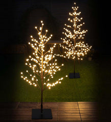 Plow & Hearth Home Accents | Indoor Living Indoor/Outdoor Electric Lighted Mini Globe Trees