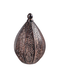 Plow & Hearth Home Accents | Indoor Living Indoor/Outdoor Flicker Flame Battery Operated Moroccan Die Cut Lantern