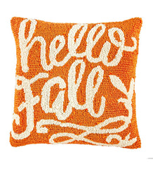 Plow & Hearth Home Accents | Indoor Living Indoor/Outdoor Hooked Hello Fall Throw Pillow
